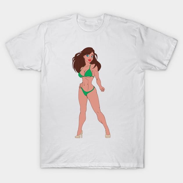 bikini sport T-Shirt by KuzArt